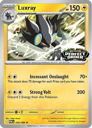 Luxray (Perfect Order Stamped) (Holofoil)
