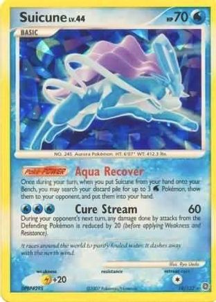 Suicune - 19/132 (Cracked Ice Holo) (Holofoil)