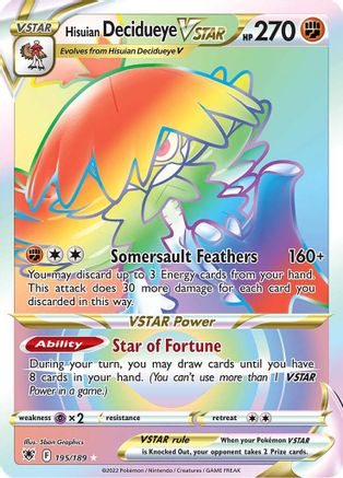 Hisuian Decidueye VSTAR (Secret) (Holofoil)