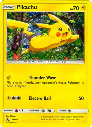 Pikachu - SM04 (General Mills) (Holofoil)