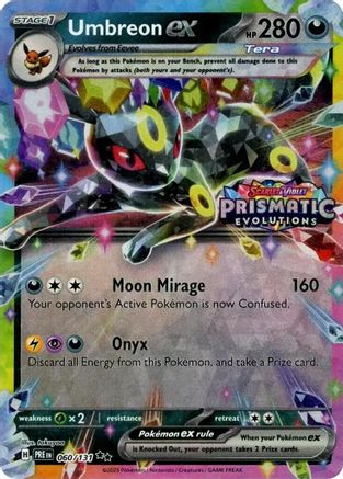 Umbreon ex - 060/131 (Prismatic Evolutions Stamp) (Holofoil)