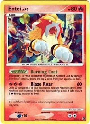 Entei - 4/132 (Cracked Ice Holo) (Holofoil)