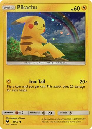 Pikachu - 28/73 (Cosmos Holo) (Holofoil)