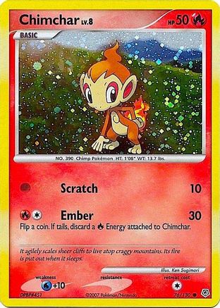 Chimchar - 76/130 (Cosmos Holo) (Holofoil)