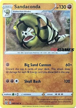 Sandaconda - 082/163 (EB Games Exclusive) (Holofoil)