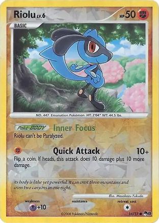 Riolu (Cracked Ice Holo) (Holofoil)