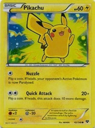Pikachu - 42/146 (2014 Movie Promo) (Holofoil)