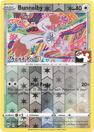 Bunnelby - 150/189 (Thank You Promo) (Reverse Holofoil)