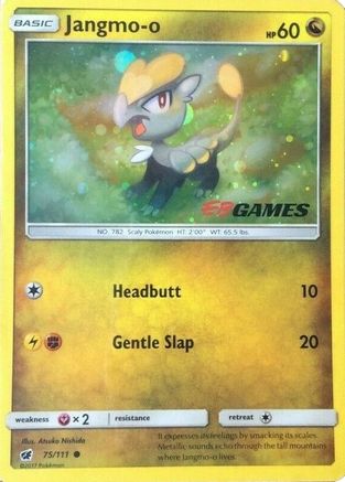 Jangmo-o - 75/111 (Cosmos Holo) (EB Games Promo) (Holofoil)