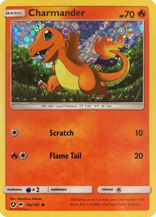 Charmander - 18a/147 (General Mills Promo) (Holofoil)