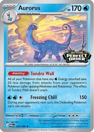 Aurorus (Perfect Order Stamped) (Holofoil)