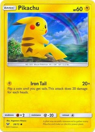 Pikachu - 28/73 (Water Web Holo) (Holofoil)