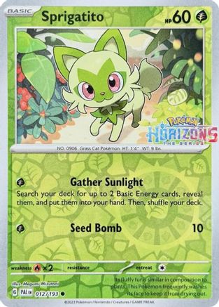 Sprigatito - 012/193 (Reverse Holofoil)
