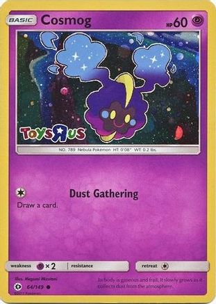 Cosmog - 64/149 (Toys R Us Promo) (Holofoil)