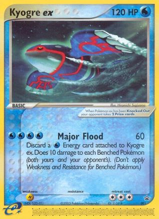 Kyogre ex - 001 (Nintendo Power Magazine) (Holofoil)