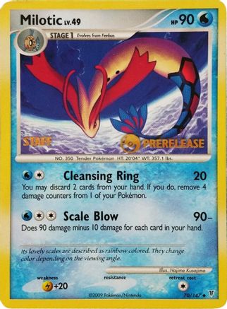 Milotic - 70/147 (Prerelease) [Staff]