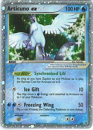 Articuno ex - 032 (EX Collector's Window Tins) (Holofoil)