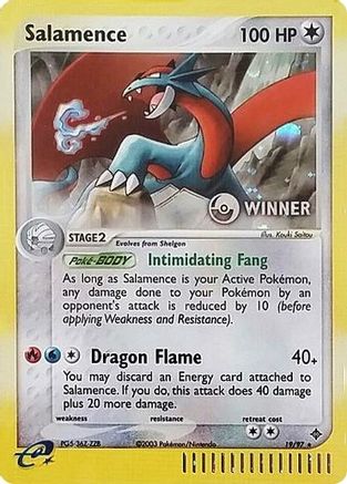 Salamence - 19/97 (e-League) [Winner] (Holofoil)