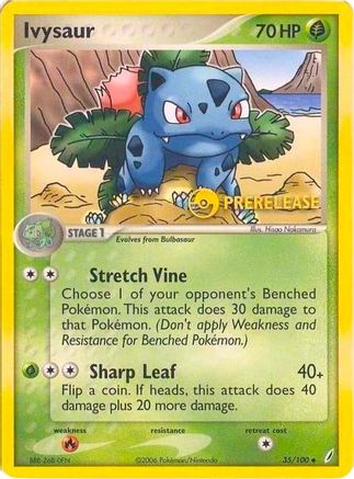 Ivysaur - 35/100 (Prerelease) (Holofoil)