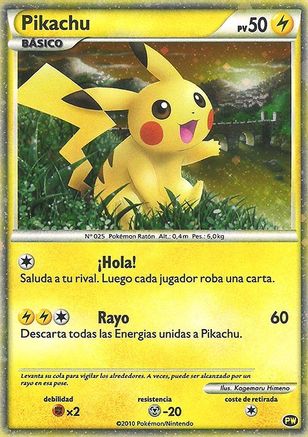 Pikachu (Spanish) (Holofoil)
