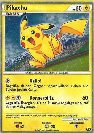 Pikachu (German) (Holofoil)