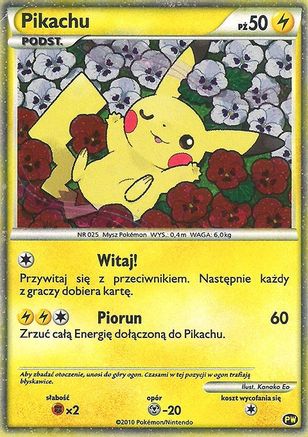 Pikachu (Polish) (Holofoil)