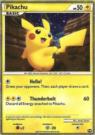 Pikachu (English) (Holofoil)