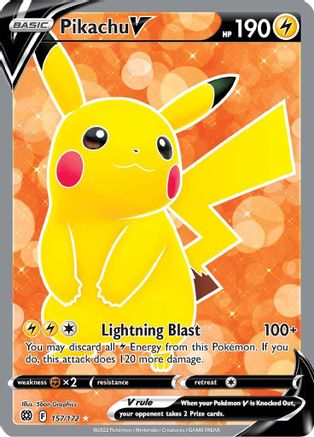 Pikachu V (Full Art) (Holofoil)