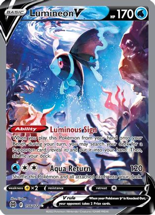 Lumineon V (Alternate Full Art) (Holofoil)