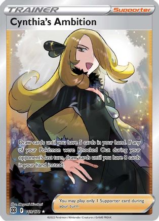 Cynthia's Ambition (Full Art) (Holofoil)