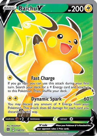 Raichu V (Full Art) (Holofoil)
