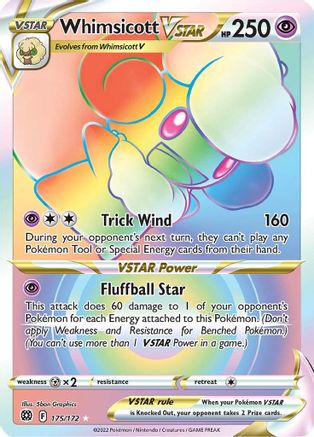 Whimsicott VSTAR (Secret) (Holofoil)