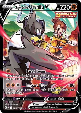 Single Strike Urshifu V (Holofoil)