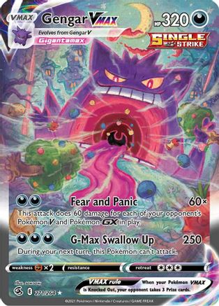 Gengar VMAX (Alternate Art Secret) (Holofoil)