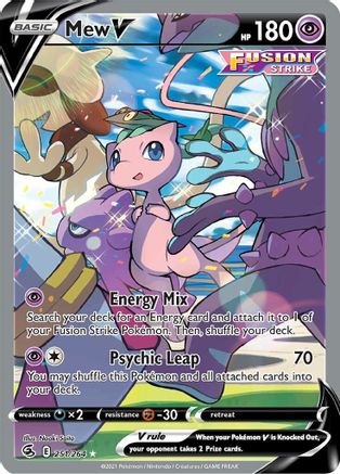 Mew V (Alternate Full Art) (Holofoil)