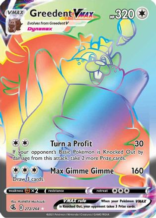 Greedent VMAX (Secret) (Holofoil)