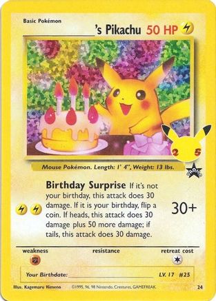 ______'s Pikachu (Holofoil)