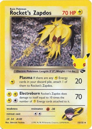 Rocket's Zapdos (Holofoil)