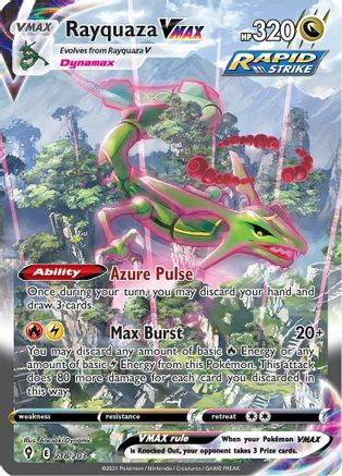 Rayquaza VMAX (Alternate Art Secret) (Holofoil)