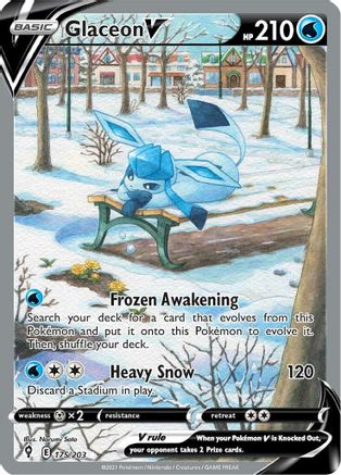 Glaceon V (Alternate Full Art) (Holofoil)