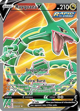 Rayquaza V (Full Art) (Holofoil)