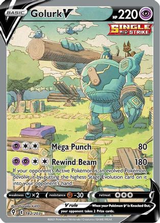 Golurk V (Alternate Full Art) (Holofoil)