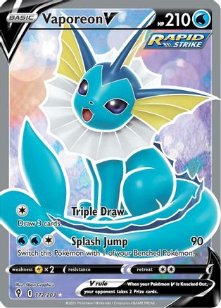 Vaporeon V (Full Art) (Holofoil)