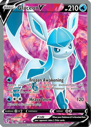 Glaceon V (Full Art) (Holofoil)