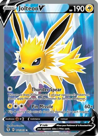 Jolteon V (Full Art) (Holofoil)