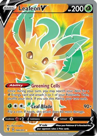 Leafeon V (Full Art) (Holofoil)