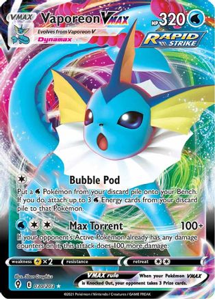 Vaporeon VMAX (Holofoil)