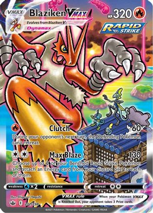 Blaziken VMAX (Alternate Art Secret) (Holofoil)