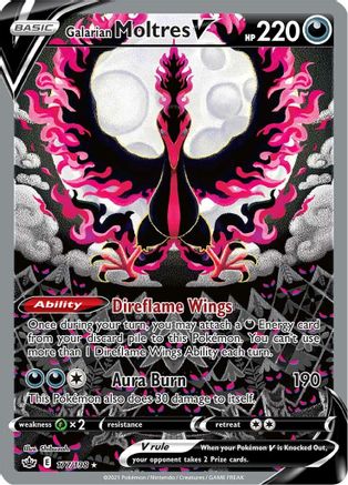 Galarian Moltres V (Alternate Full Art) (Holofoil)