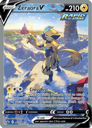 Zeraora V (Alternate Full Art) (Holofoil)